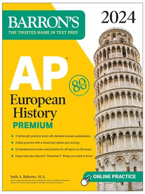 cover image of AP European History Premium, 2024